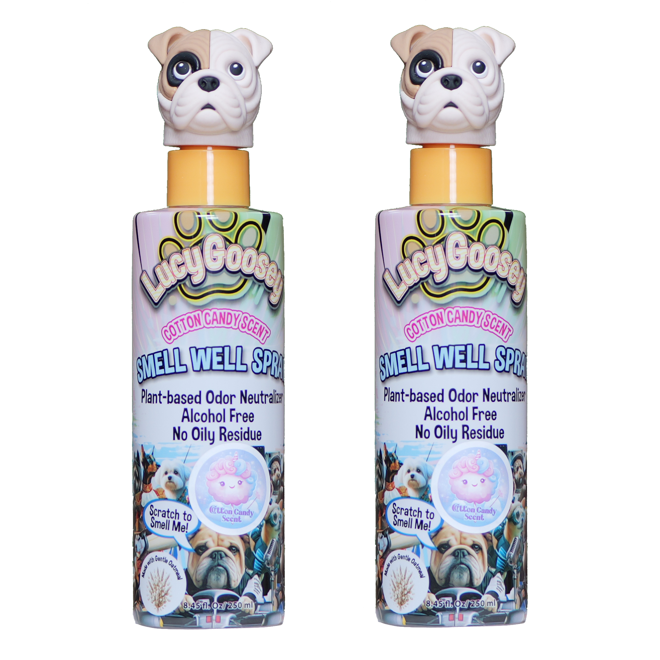 Lucy Goosey Smell Well Spray - Cotton Candy 2-Pack