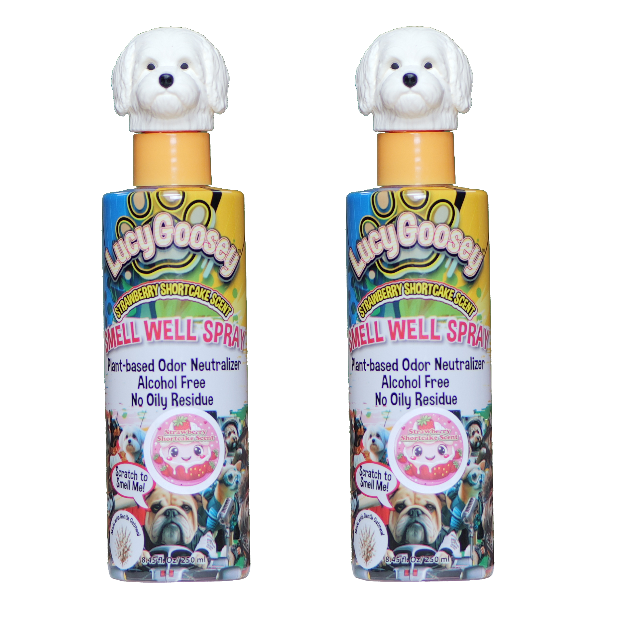 Lucy Goosey Smell Well Spray - Strawberry Shortcake 2-Pack