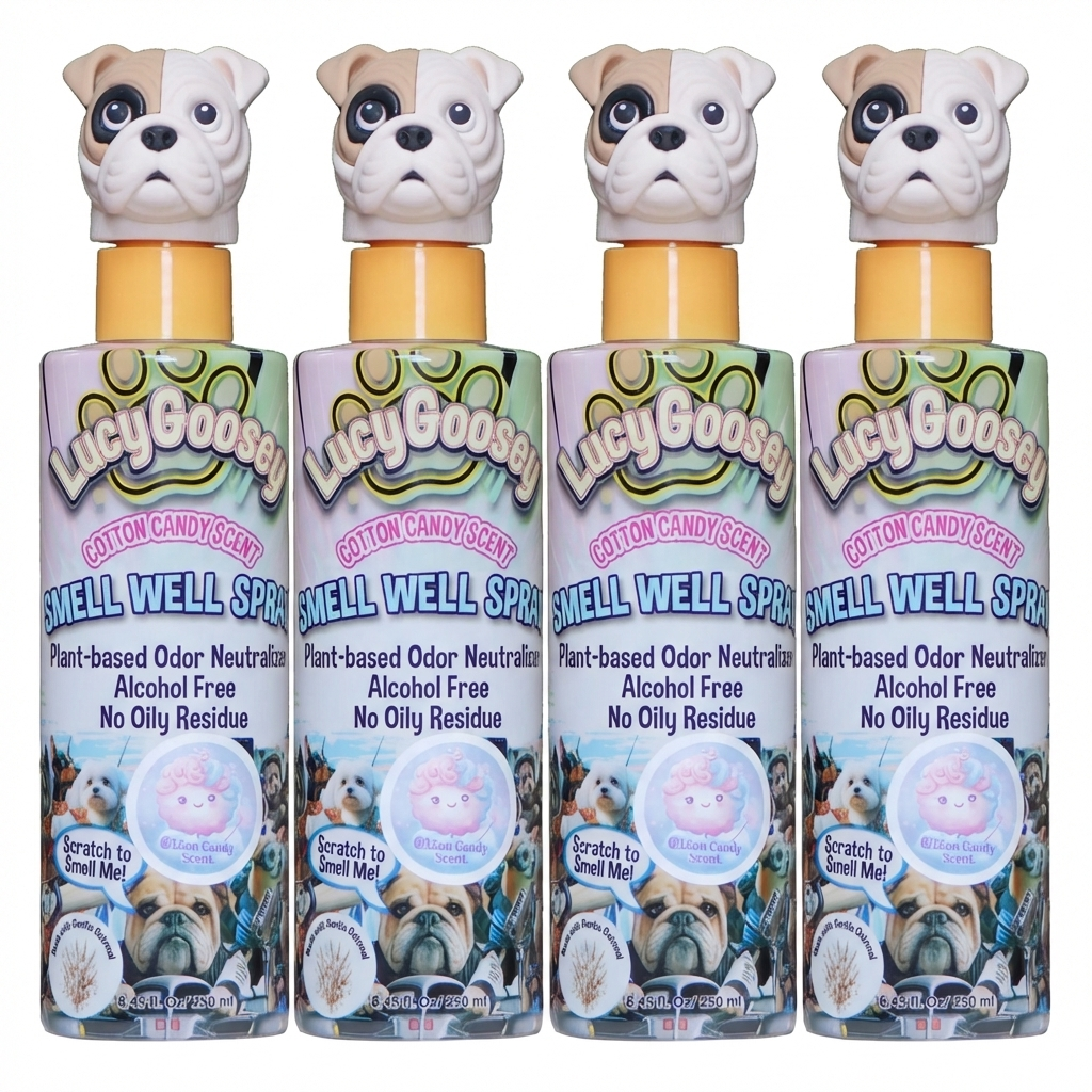 Lucy Goosey Smell Well Spray 4-Pack Wholesale
