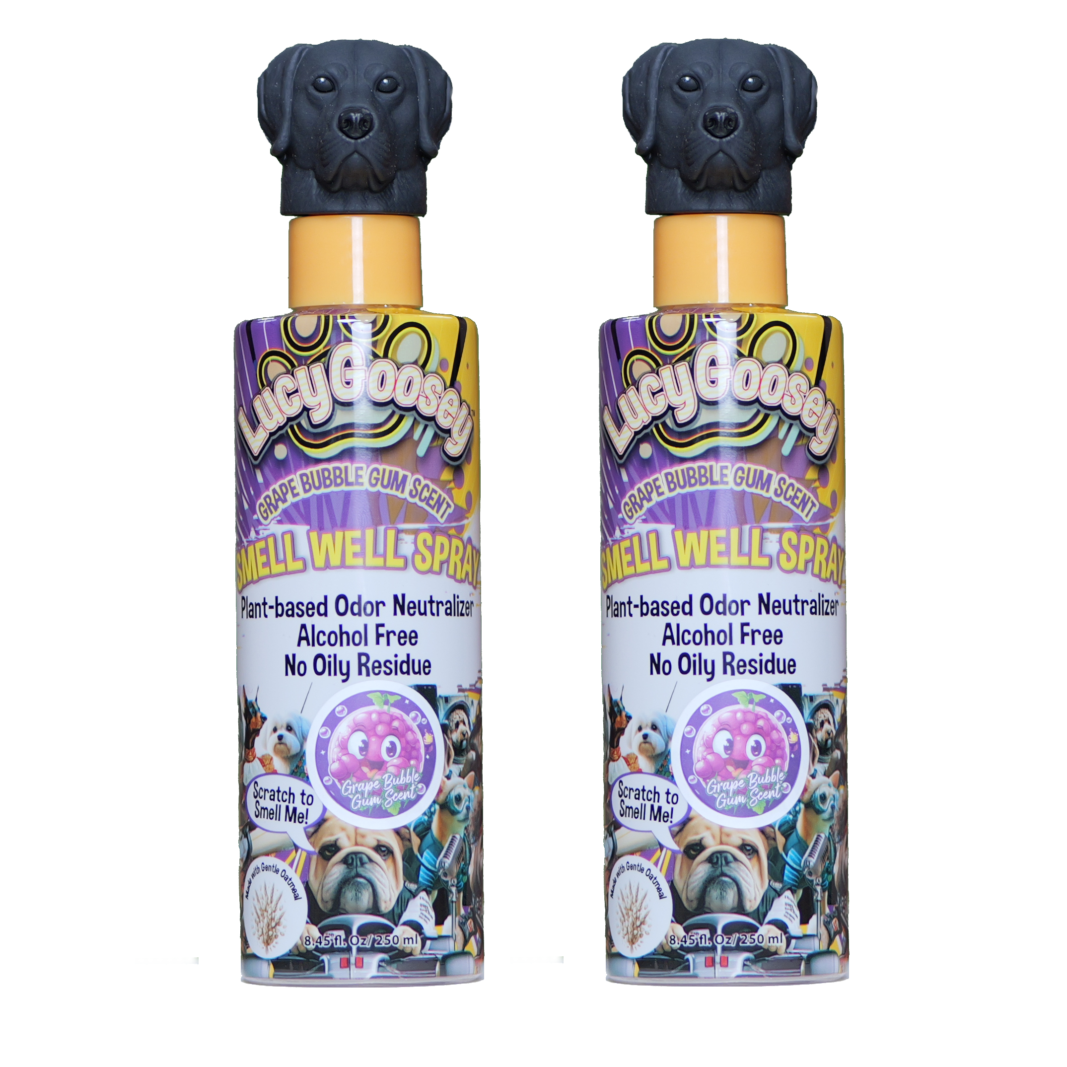 Lucy Goosey Smell Well Spray - Grape Bubble Gum 2-Pack