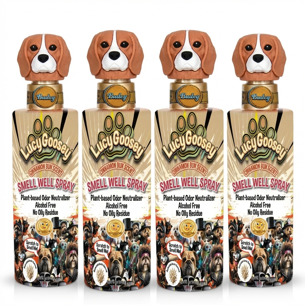 Lucy Goosey Smell Well Spray 4-Pack Wholesale